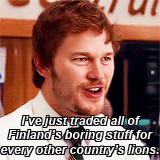 "I've just traded all of Finland's boring stuff for every other country's lions. I've definitely got more lions than any other country in the world right now."