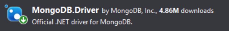 MongoDB .NET driver