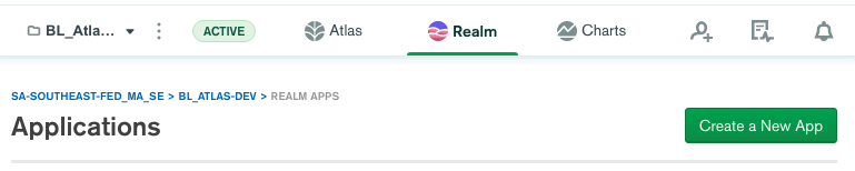 Create Realm App