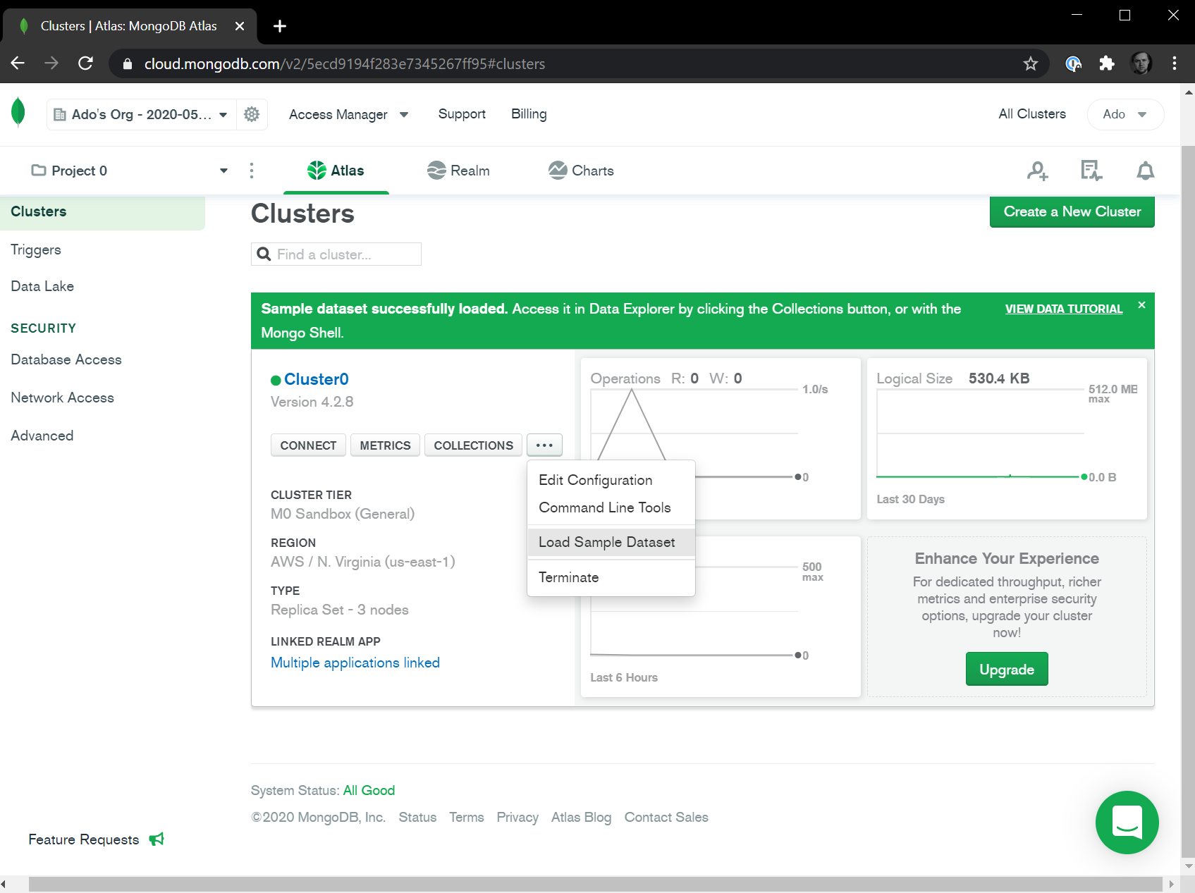 MongoDB Sample Dataset