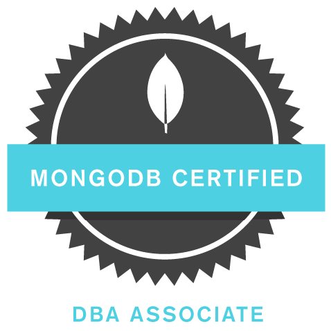 MongoDB University DBA Associate badge