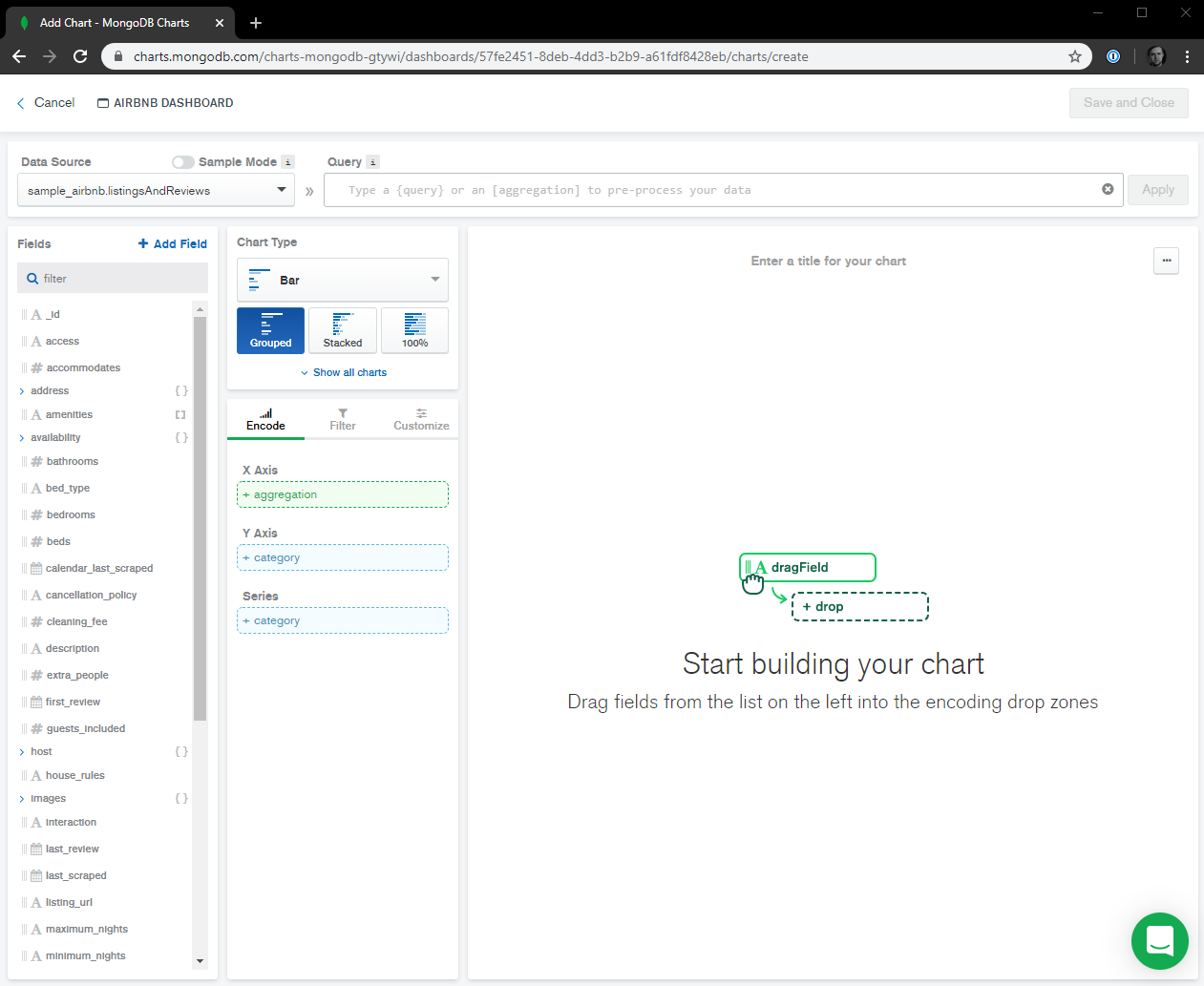 First MongoDB Chart