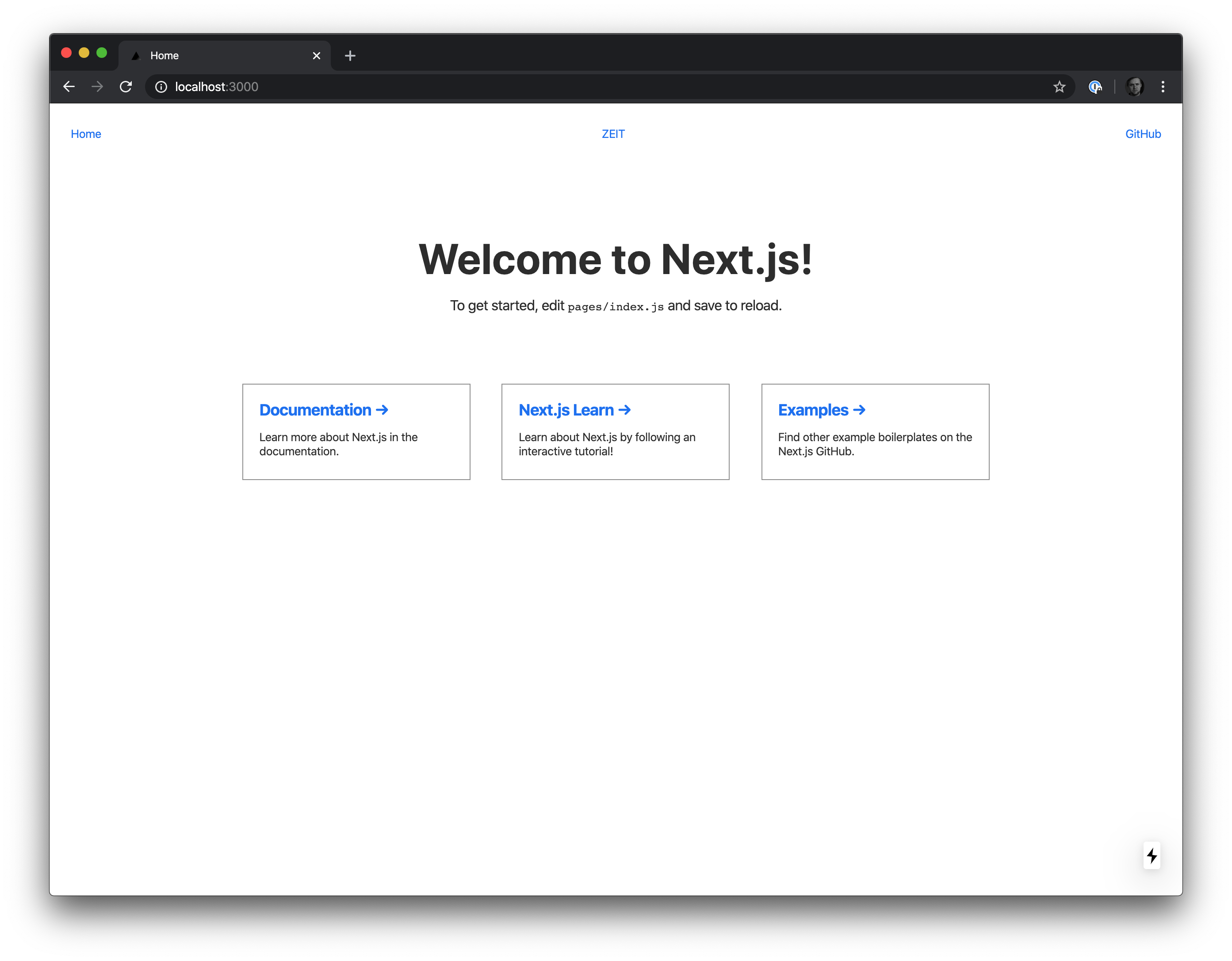 Next.js Default